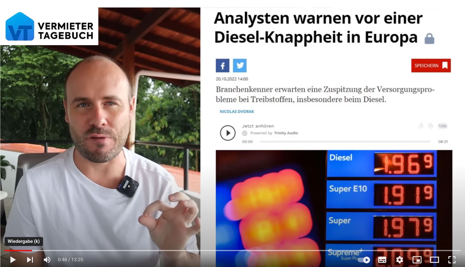 EU bestätigt   Diesel Mangel ab Dezember