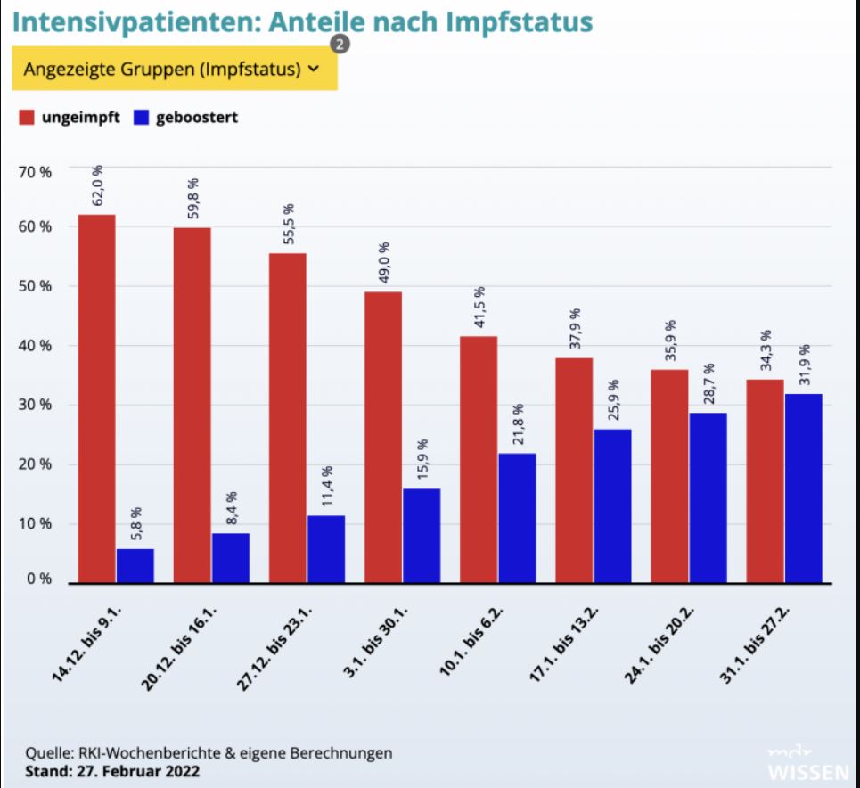 Intensivpatienten  Impfstatus