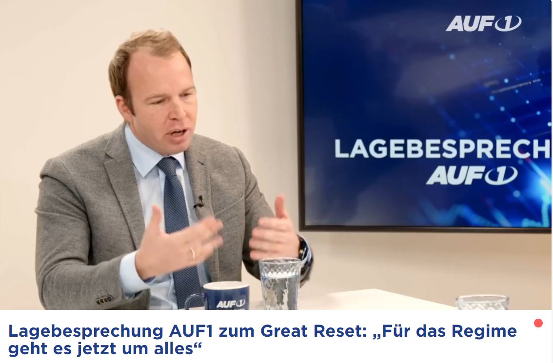 Lagebesprechung AUF1 zum GREAT REST