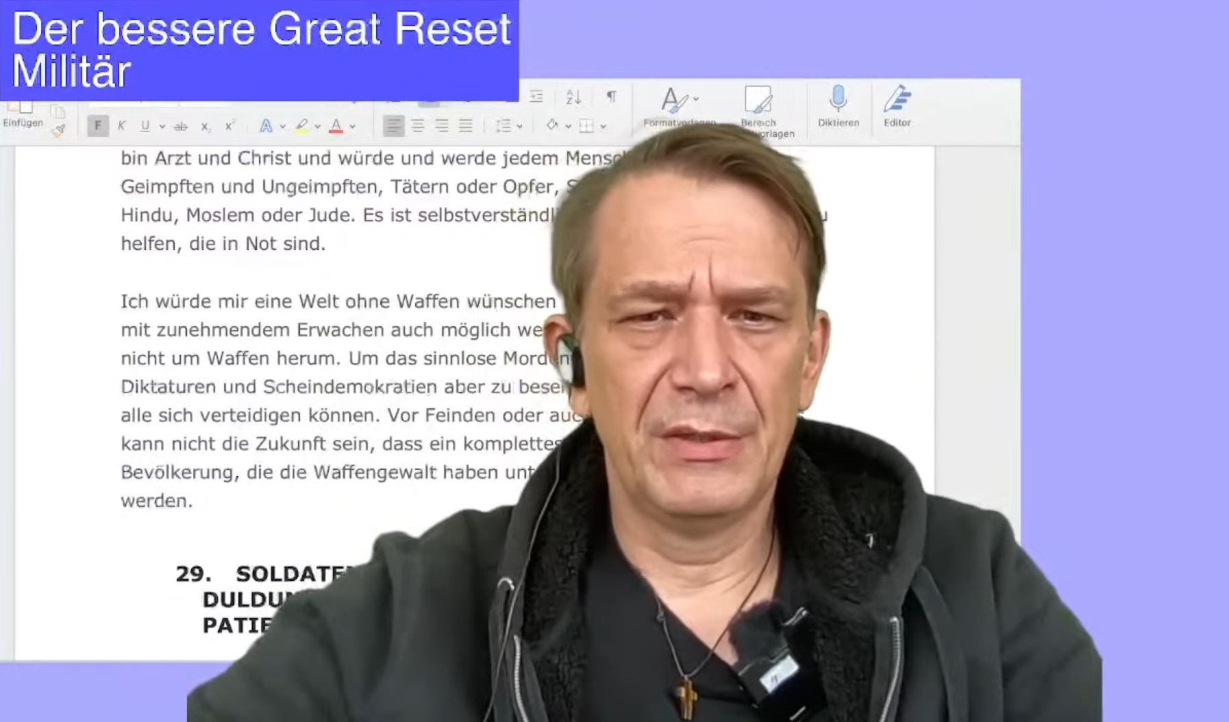 Militär   Aus   Der Bessere Great Reset von Dr. Bodo Schiffmann