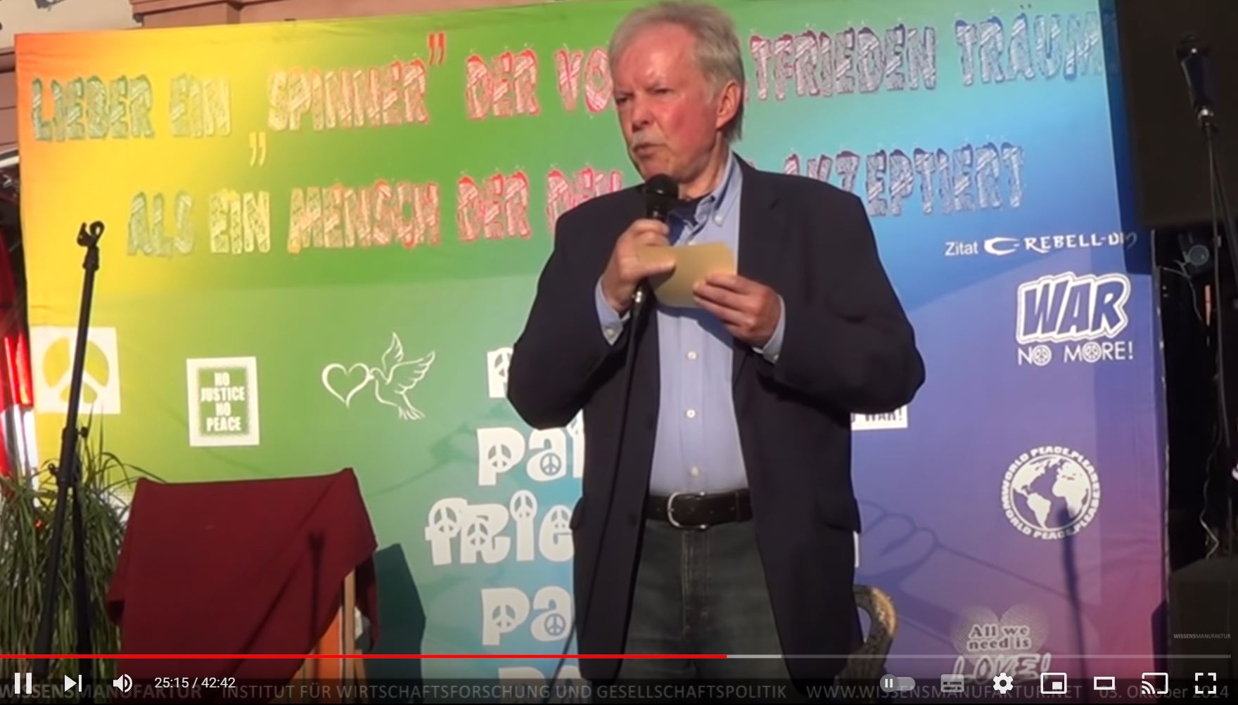 Topaktuell   Verschwiegenes, Verharmlostes und Vertuschtes   Prof. Dr. Dr. Wolfgang Berger am 3.10.2014 in Mainz