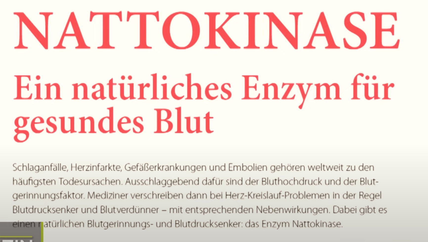  Montag, 9. Oktober 2023 19h50m29s 001 (13) Nattokinase Das m�ssen Sie wissen! Naturmedizin QS24 Gesundheitsfernsehen   YouTube   Google Chrome