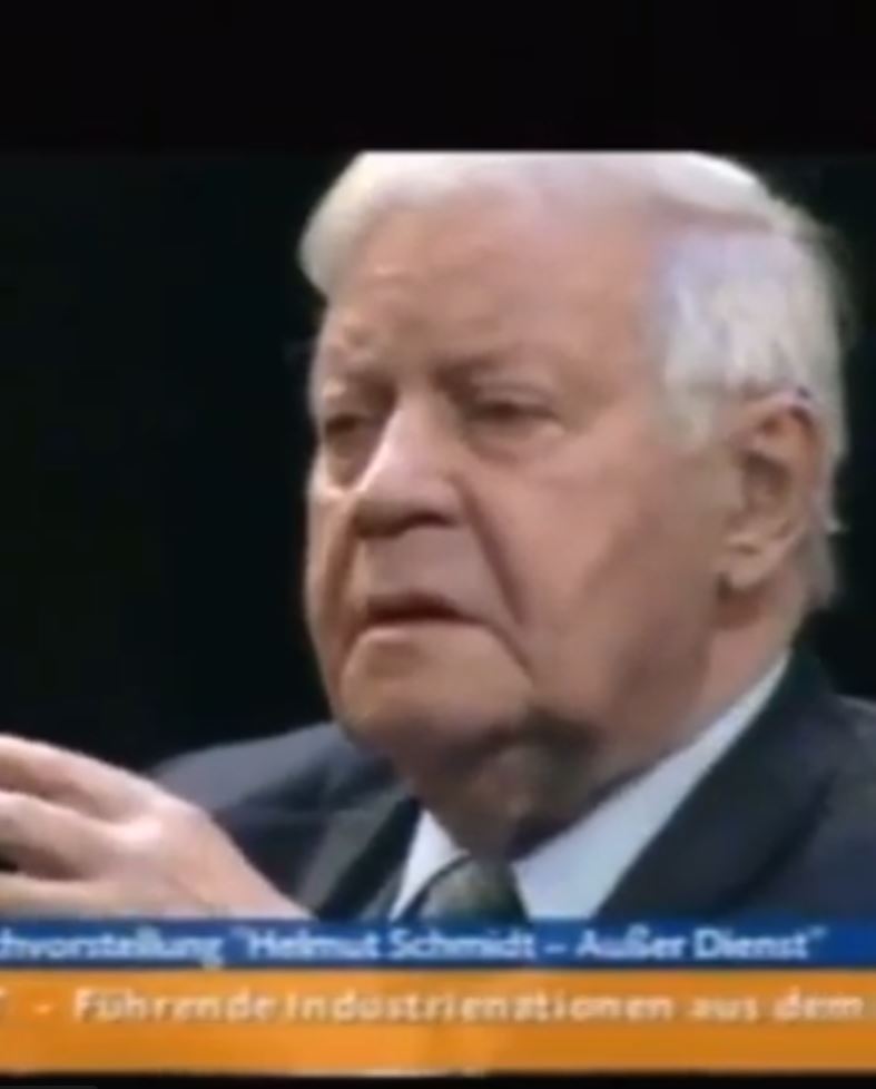 helmut schmidt worte auf den punkt gebracht