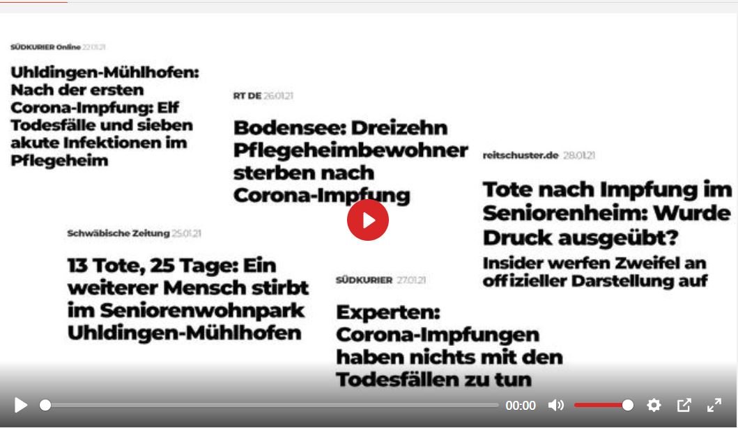 DOKU BOMBE   INSIDER UND BÜRGER GEHEN DEM IMPFSKANDAL MIT TOTEN VOM BODENSEE NACH