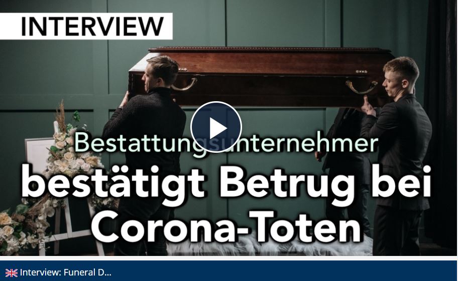 Interview   Bestattungsunternehmer bestätigt Betrug bei Corona Toten