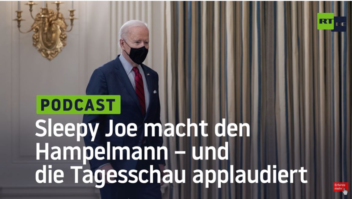 Sleepy Joe macht den Hampelmann – und die Tagesschau applaudiert