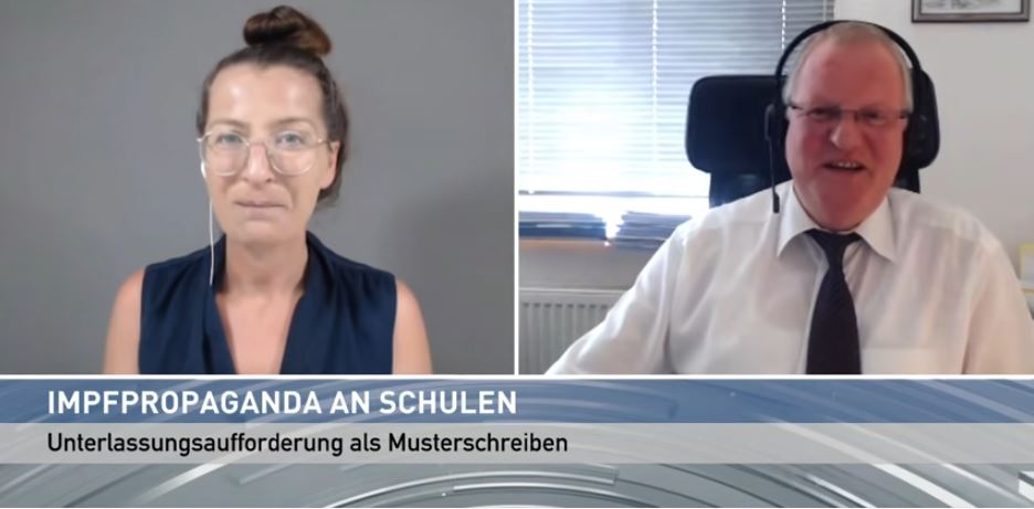 Unterlassungsaufforderung gegen Impfpropaganda an Schulen – Musterschreiben von Dr. Knoche KPTV 69